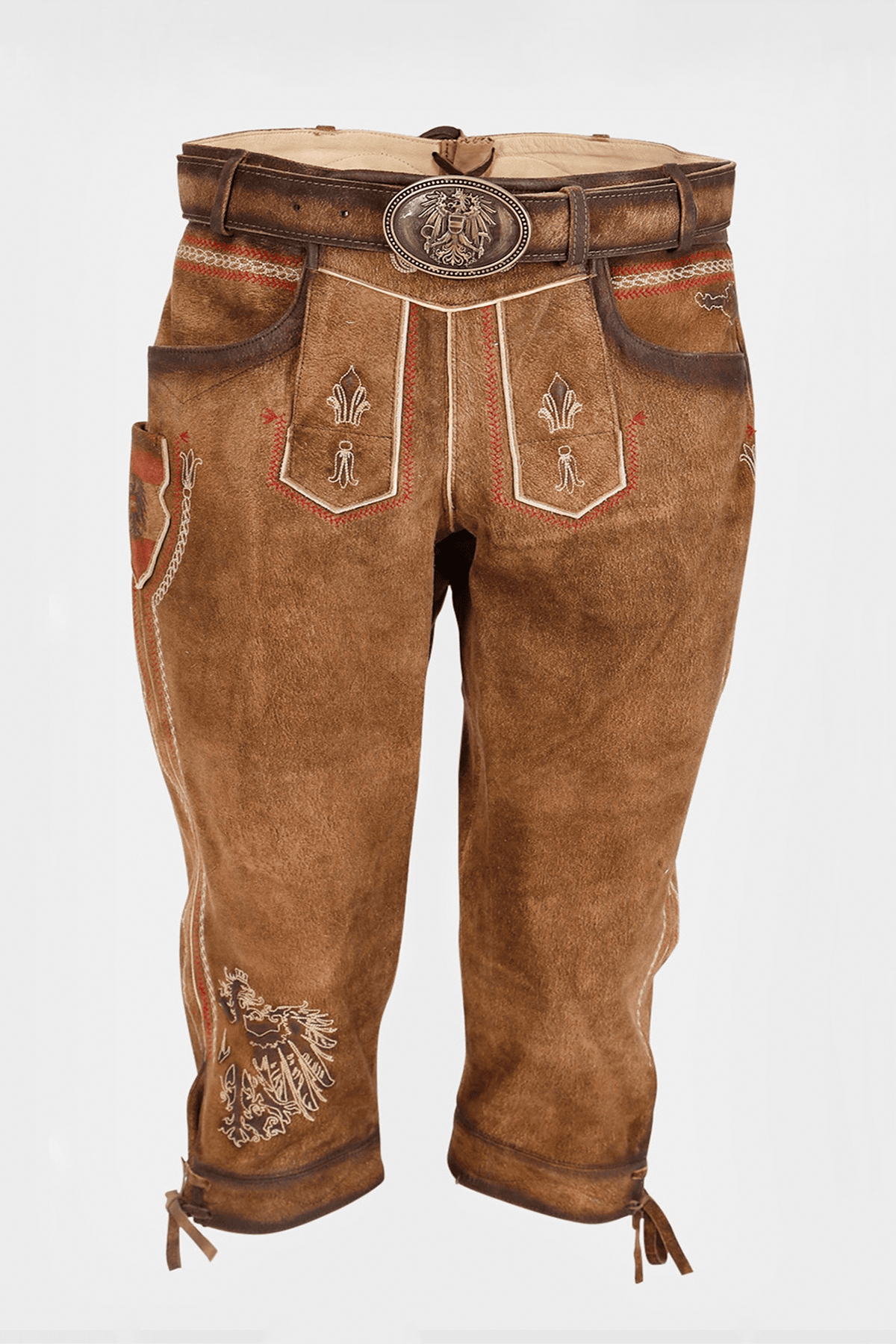Kruger Mei Hoamat Kniebund lederhosen brown
